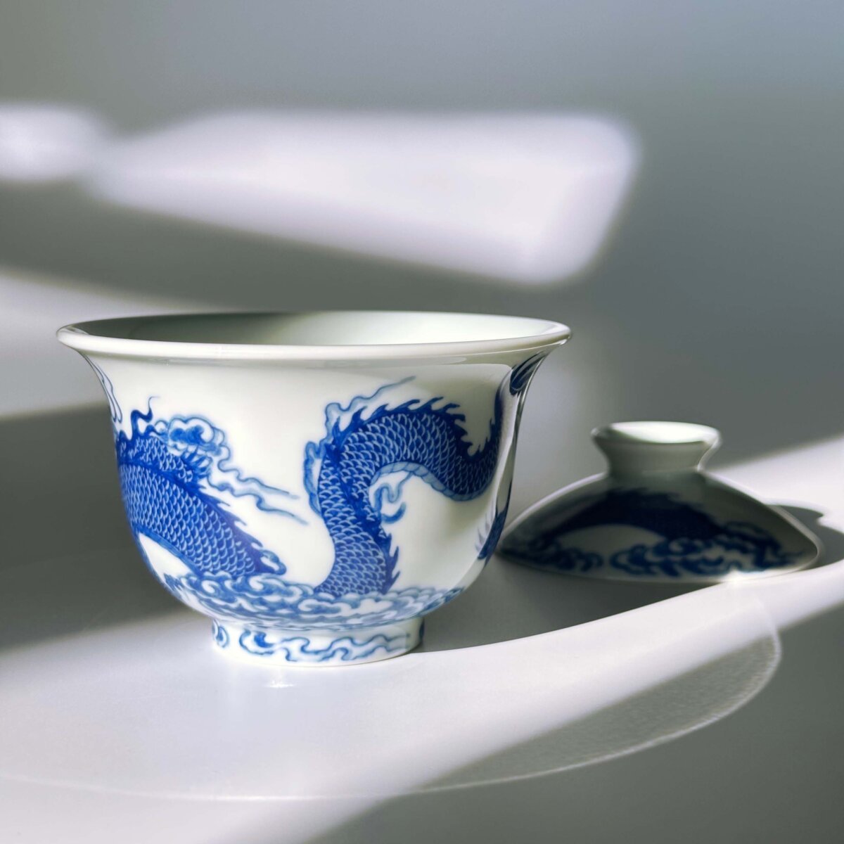 Dragon & Swirling Cloud Gaiwan
