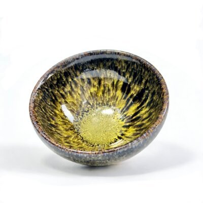 Amber Vein Tenmoku Cup