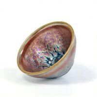 Iridescent Gold Oil Drop Cup