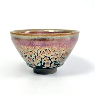 Iridescent Gold Oil Drop Cup