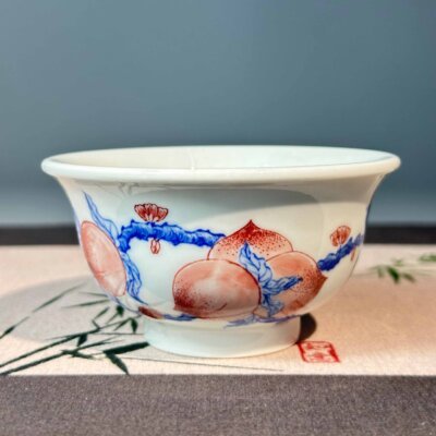 Longevity Peach Teacup
