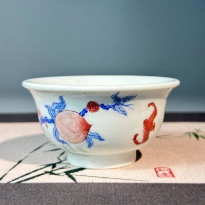 Longevity Peach Teacup