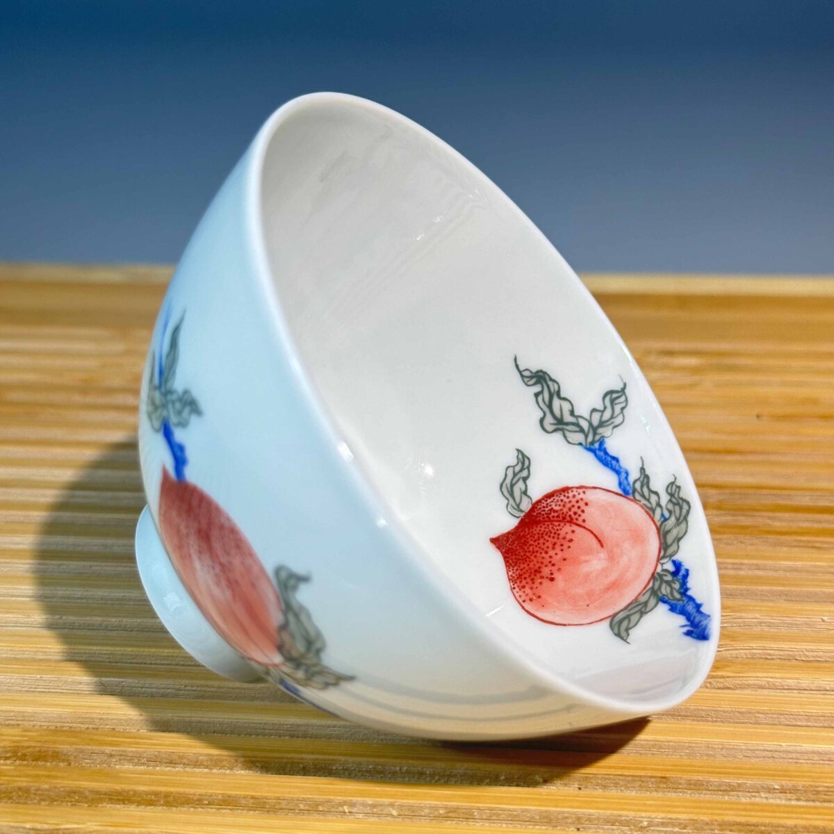 Famille Rose Peach Cup