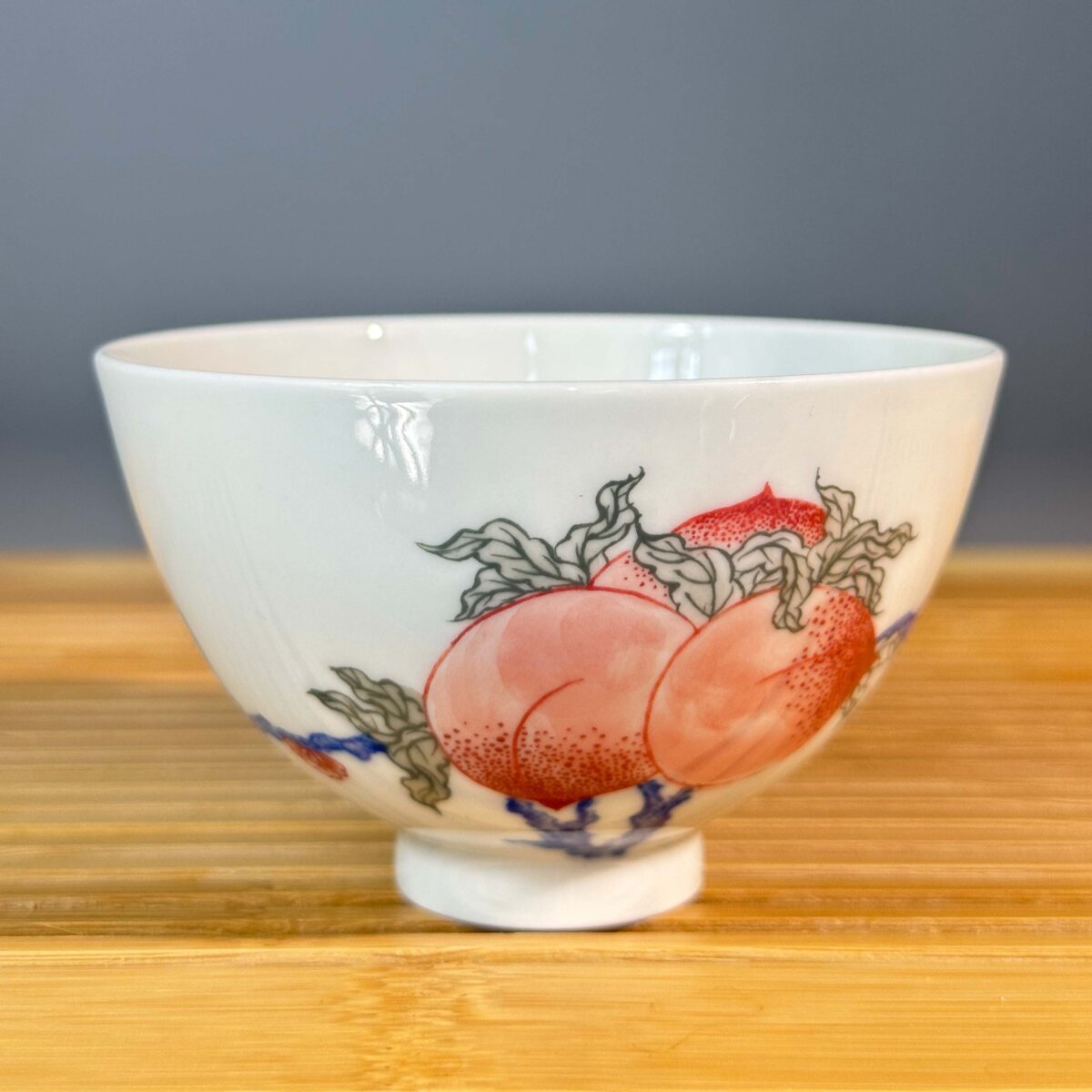 Famille Rose Peach Cup